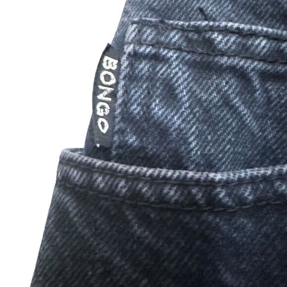 Vintage Bongo High Rise‎ Jean Shorts Women's 11 Black Jorts 90's Y2K Streetwear - Picture 5 of 8